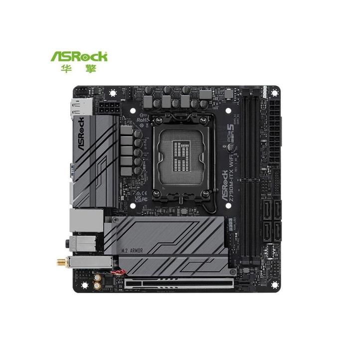 Carte mère ASRock Z790M-ITX WiFi Intel Z790 LGA 1700 2xDDR5 96GB Mini-ITX - Asrock