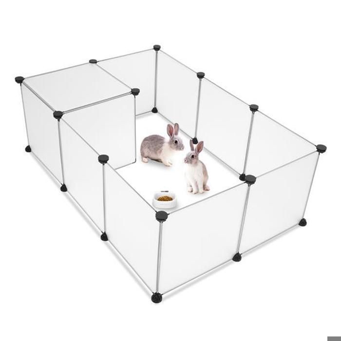 Meilleurs prix pour Enclos pour Petits Animaux 12 panneaux-71 X 142 X 35.5cm (L x W x H)