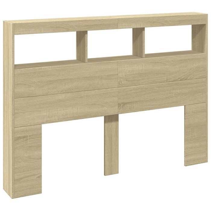RemiseArmoire tête de lit - SUMMER - avec LED chêne sonoma 140 x 17 x 102 cm JILIMAISON2025 67325753