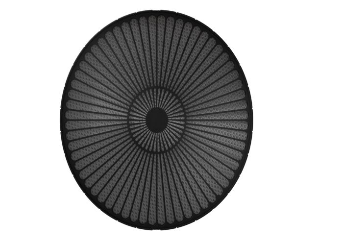 FIREGAS Filtre à charbon en bois spécial CC250 pour hotte à huile de récupération suspendue Taille 25 * 25 * 4cm