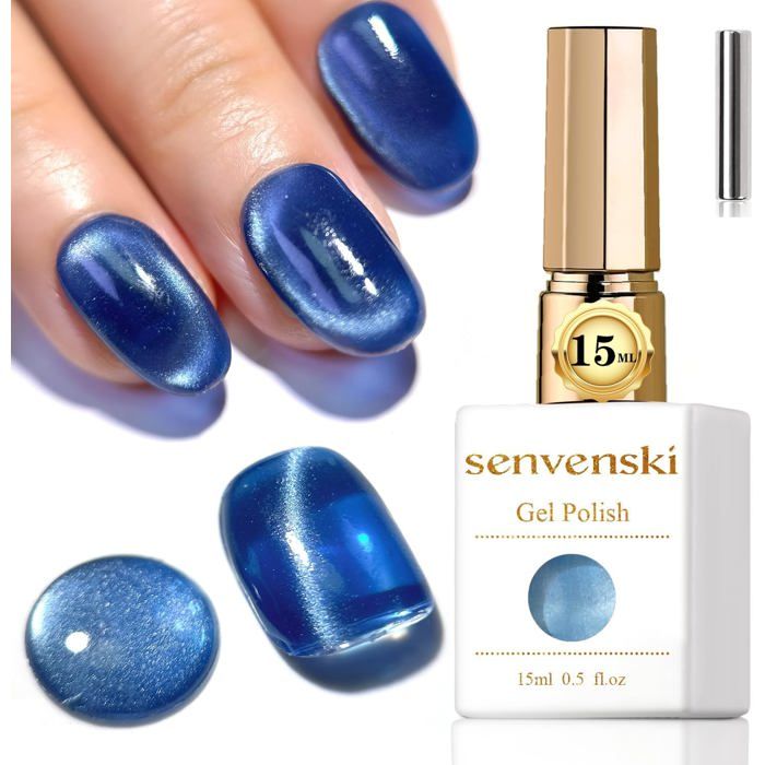 Vernis Semi-permanent Magnétique Holographique « Cat Eye » Born Pretty – Gel 7 Ml, NEUF