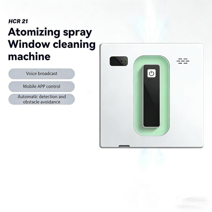 Robot nettoyeur de vitres Automatique  nettoyeur de vitres aspirateur robot navigation  triple sécurité  télécommande 50ml - Pimpimsky