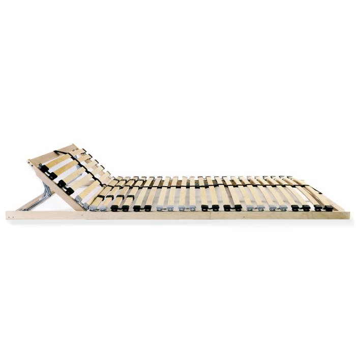 Luxe&Mode Sommier à lattes sans matelas avec 28 lattes 7 zones 90x200 cm 2 ans garantie LV3084
