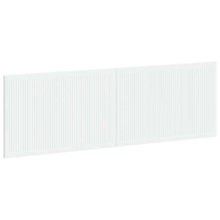 NOUVEAU Meuble de chambre&lit - Tête de lit murale EDE - blanc - Bois dingénierie - 160x3x50cm55316