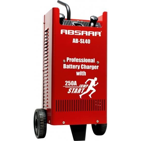 Absaar chargeur de batterie AB-SL40 12/24 Volt 100-600 Ah 40A rouge