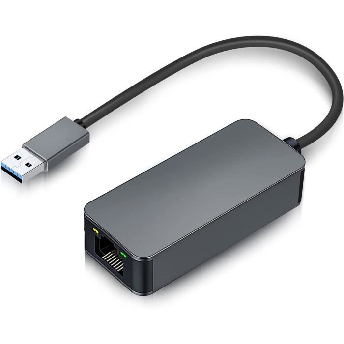 Sabrent Adaptateur Thunderbolt 3 Vers Ethernet 10 Gbit/s – Réseau Ultra-Rapide RJ45 Pour Mac & PC