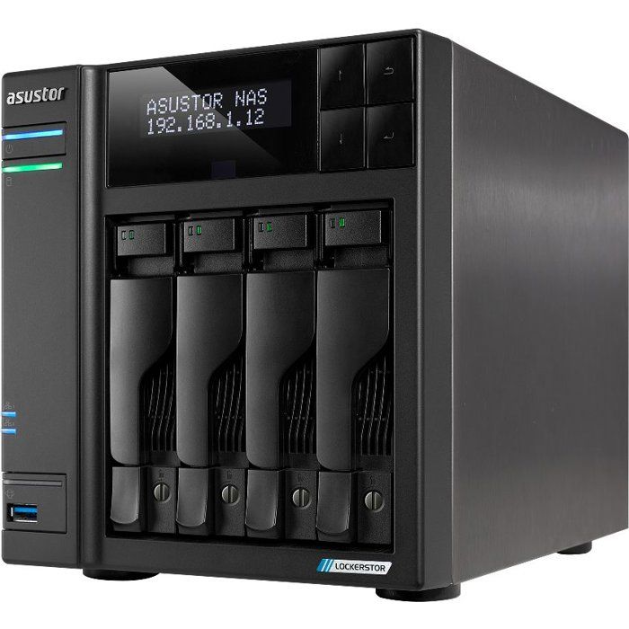 Asustor NAS de bureau 4 baies Intel Celeron N5105 4GB DDR4 2x2.5GbE ADM