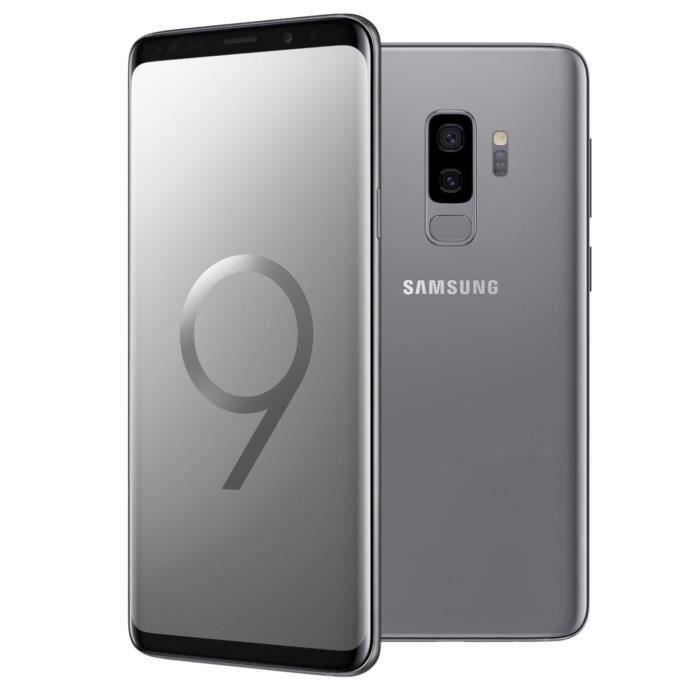 Smartphone Samsung Galaxy S9+ 64 Go Gris - Taille 6.2\