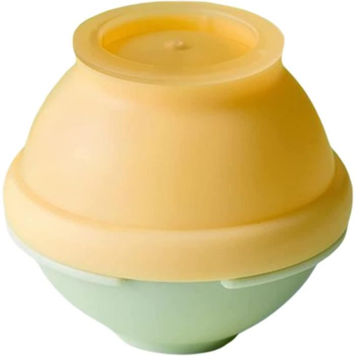 2 Moules à Glaçons Silicone Ronds - Avec Entonnoir, Glaçons Sphériques Pour Whisky, Sans BPA