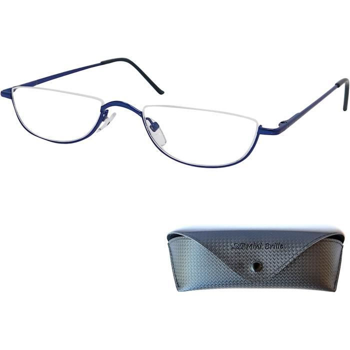 Lunettes De Lecture Demi Lune Style Vintage Cadre En Acier Inoxydable Lunette Homme Et Femme u3504 Achat Vente lunettes de lecture Cdiscount