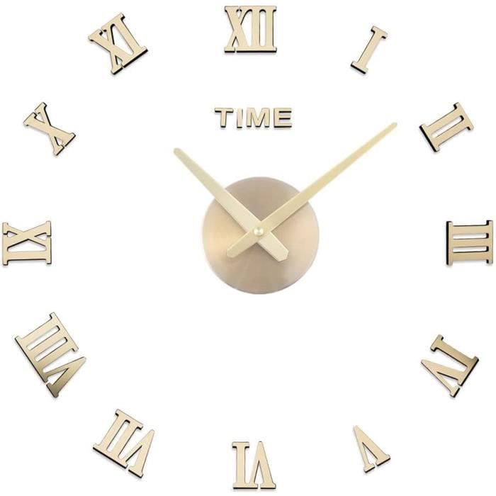 Horloge Murale Avec Tête De Pendule En Losange - Style Bureau, Mouvement Quartz - Neuf, Fonctionne Très Bien