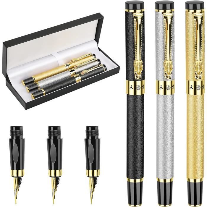 Stylo Éponge, Stylo-Plume Noble En Bois Véritable Plume Moyenne Plume Vintage Avec Pochette Bois Stylo Éponge, Stylo-Plume Noble En Bois Véritable Plume Moyenne Plume Vintage Avec Pochette Bois