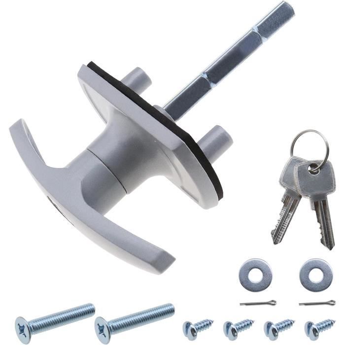 Dioche Serrure En Forme De T Fixation Arrière Serrure De Poignée En T - 3