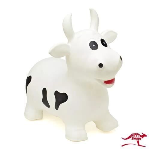 Porteur sauteur gonflable Hippy Skippy Vache blanche Mixte