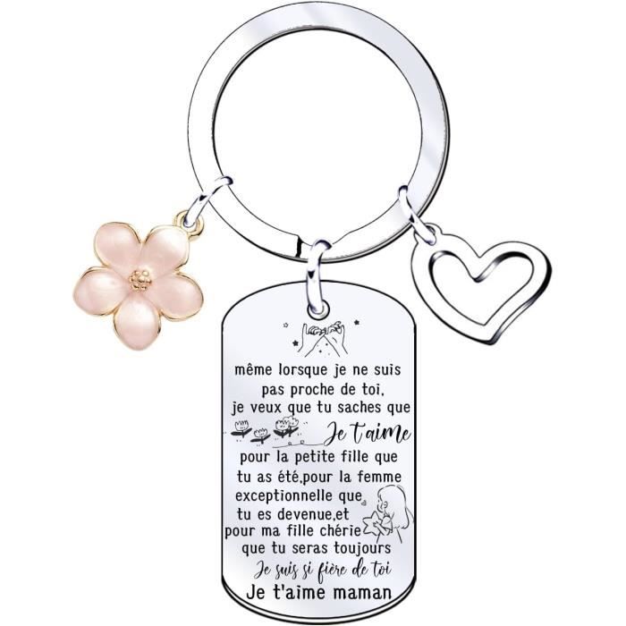 Porte Clés Gravure Porte-Clés 18ème Anniversaire Gravé - Cadeau Personnalisé Fille/Garçon - Acier Inoxydable Carte Anniversaire 18 Ans