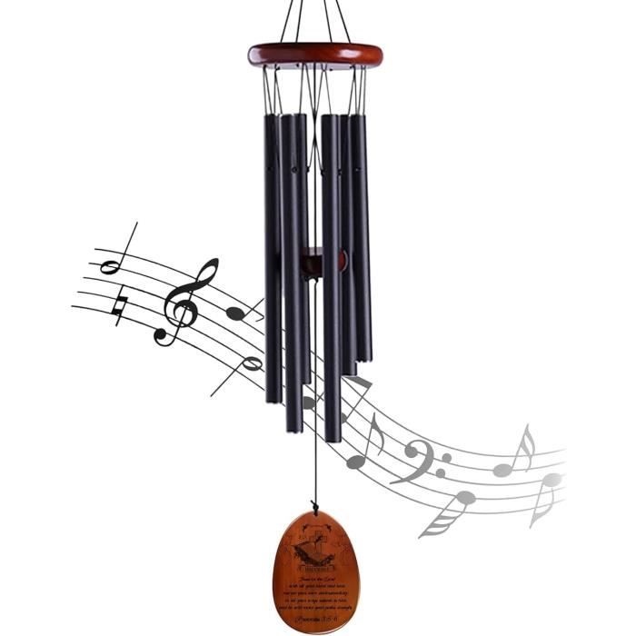 Carillon éolien En Métal De Style Zen En Acier Intérieur Et Extérieur Jardin Sus