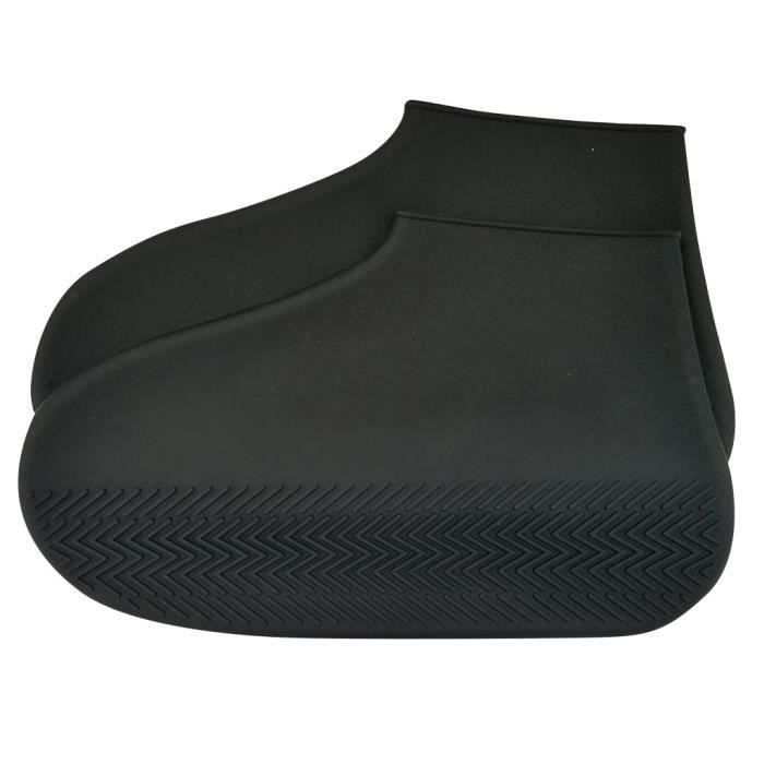 Acheter Couvre-chaussures imperméable en Silicone unisexe, protecteur de chaussures, bottes de pluie pour intérieur et extérieur, couvre-chaussures antidérapant de qualité réutilisable