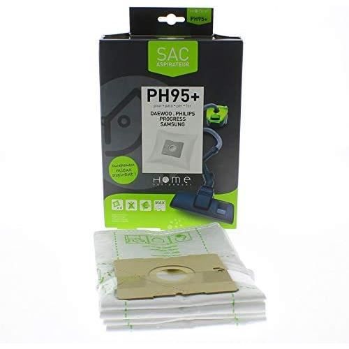 Sacs Microfibres HEPH95+ECO Par 12 - Compatible AEG, Alaska, Ariete, Bomann Et Bien Plus