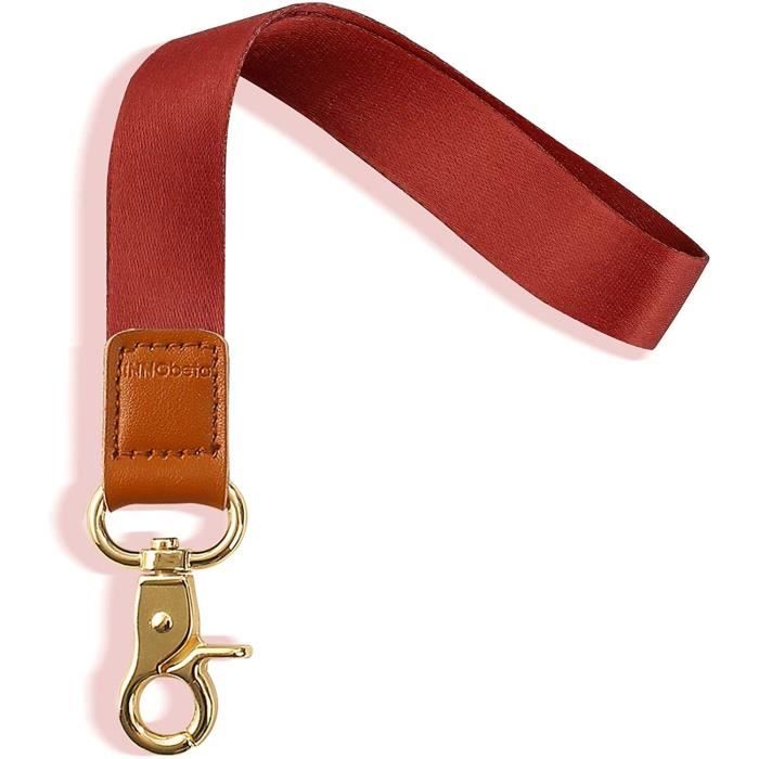 Lanière Cou Personnalisable | Porte-Badge & Clés | Polyester Doux | Fermoir Détachable