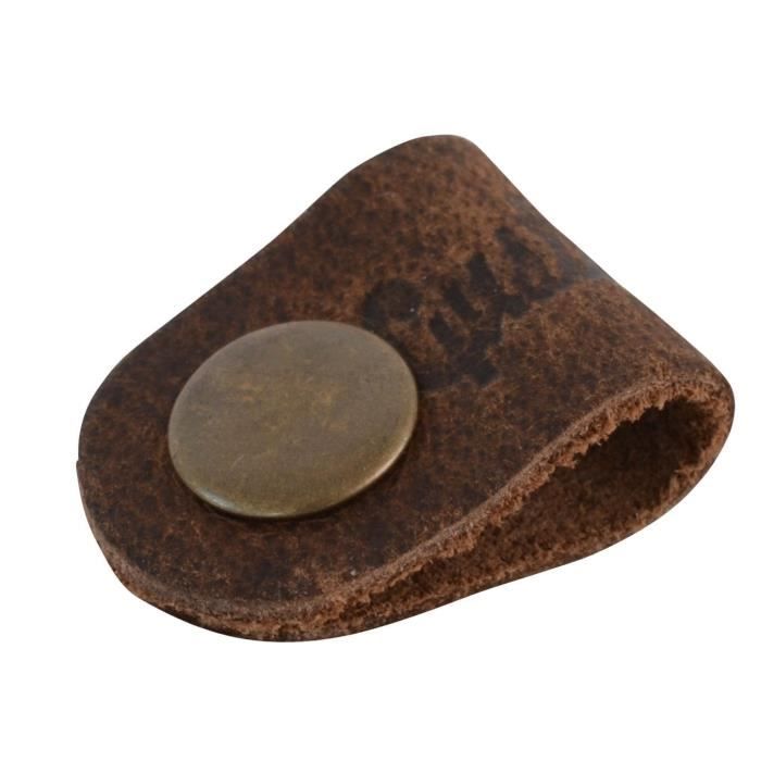 Portachiavi In Pelle Vera Gusti 'Shelton' Personalizzabile Con Incisione - Marrone Stile Vintage