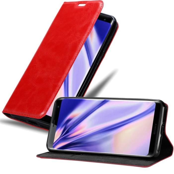Cadorabo Custodia Libro per Sony Xperia 10 / Xperia XA3 in LILLA SCURO