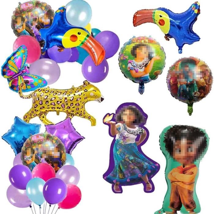Kit Décoration Anniversaire Avec Guirlande Ballons Araignée - 136 Ballons + 2 étoiles Aluminium + Colle - Fête