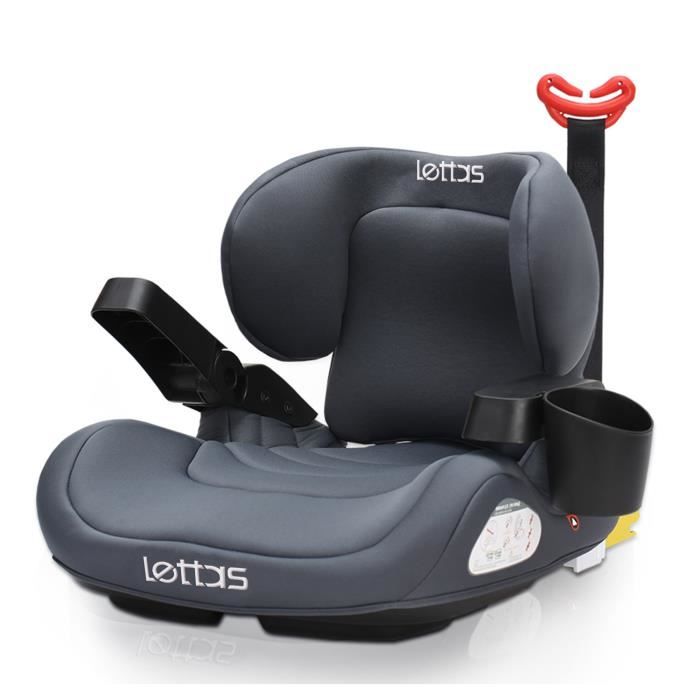 LETTAS I-SIZE Siège Auto ISOFIX Groupe 3 (125-150cm, 22-36 kg) Rehausseur  Voiture Enfant de 6 à 12 ans, Rouge - Achat / Vente siège auto LETTAS  I-SIZE Siège Auto IS - Cdiscount