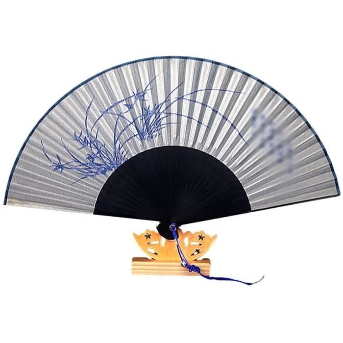 Lot De 3 éventails à Main En Bambou - Décoration - Éventail Pliable