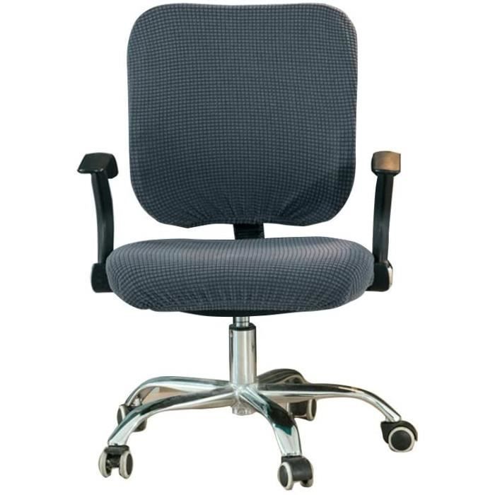 CHNSHOME Housse De Chaise De Bureau Extensible - Protection Imprimée Pour Chaise D'Ordinateur Rotative, Renouvelle Votre Siège