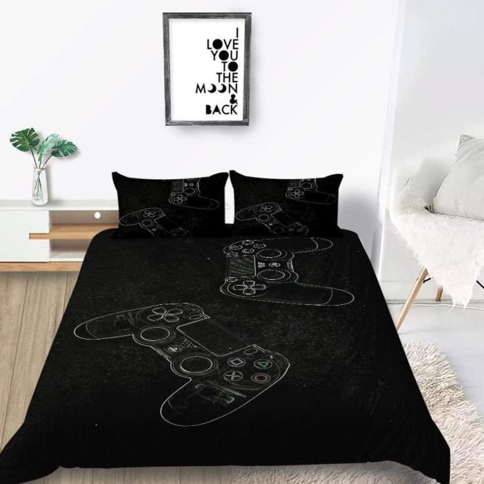 Parure De Lit Squid Game – Personnalisable – Drap Housse, Housse De Couette, Taie – CAUDIE