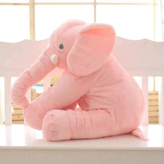 Mignon Elephant Oreiller Peluche Jouets Bebe Poupee Cadeaux D Anniversaire Rose Cdiscount Maison