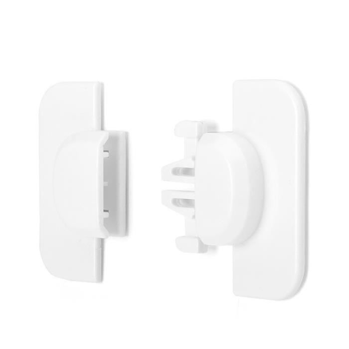 Lvedu 2 pcs enfant bébé Serrure de sécurité réfrigérateur Armoire Verrouille Dispositif de protection enfants Box tiroir darmoire Armoire Verrou de sécurité pour porte de réfrigéra 