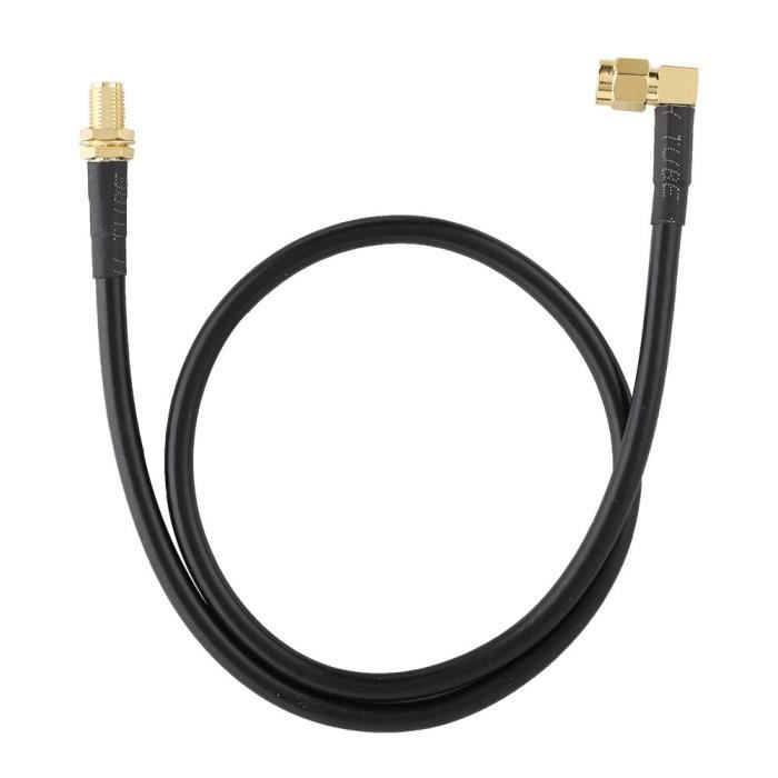 ARAMOX câble d'extension coaxial Câble d'extension d'antenne SMA femelle à SMA mâle pour Baofeng UV-5R UV-82 UV-9R Plus Walkie