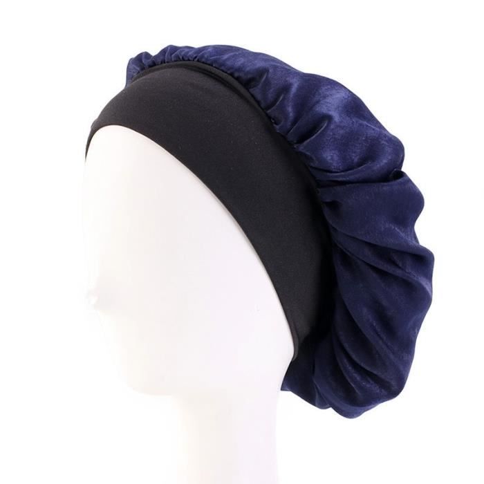 Bonnet De Nuit Soie/satin Fleuri Turban Femme - Taille Unique élastique, Neuf Avec étiquettes