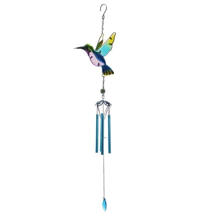Fait à la main Carillon éolien colibri Ornement suspendu Pendentif suspendu 