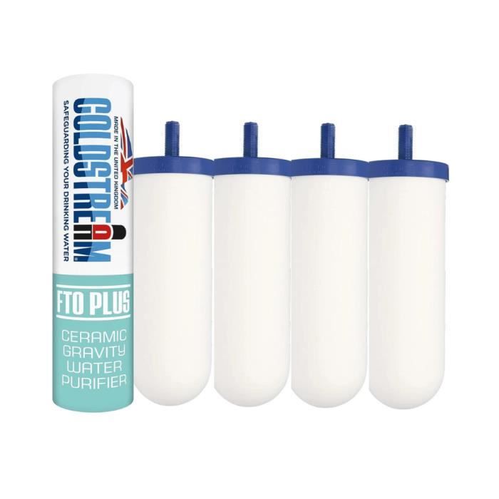 Filtre à eau FTO Plus x 4 pour fontaine Berkefeld et berkey ref CF163W Cdiscount