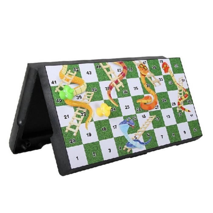 Jeu de société Ludo avec serpents et échelles pour enfants et famille