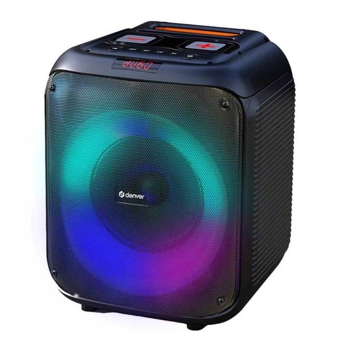 Enceinte Bluetooth - Denver - Puissante - Woofer 8 Pouces - Portable - TWS-AUX-USB
