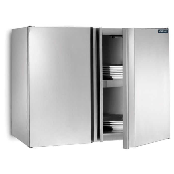 Armoire Adossée avec Portes Battantes P.400mm - Distform - l500- L1- P- h600- Acier Inoxydable Armoire Adossée avec Portes Battantes P.400mm - Distform - l500- L1- P- h600- Acier Inoxydable
