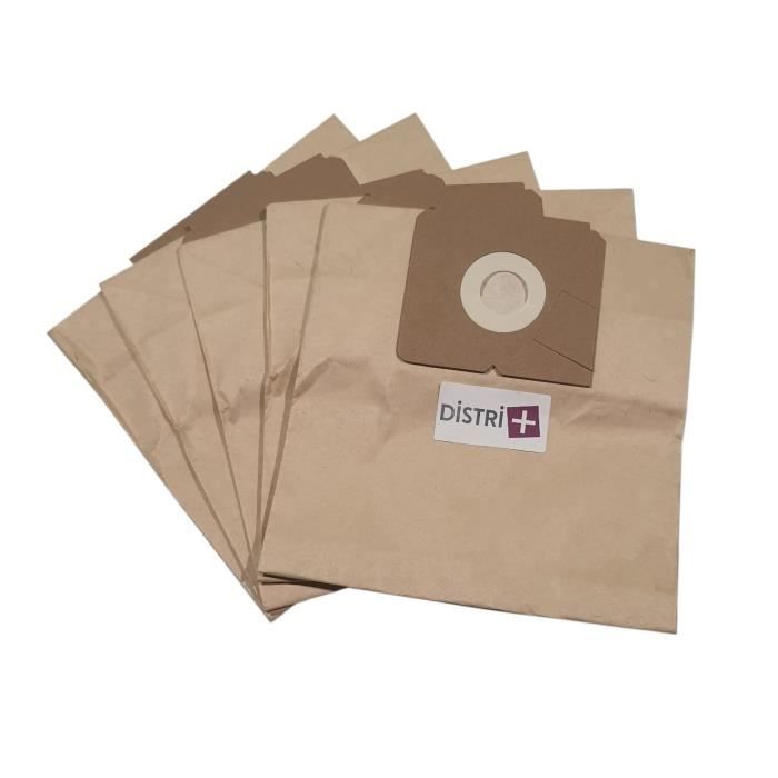 Sac aspirateur compatible ELECTROLUX ONE TANGO THE BOSS FILIO E51 E53 E65 TORNADO CAMPUS....La pochette de 5 sacs papier