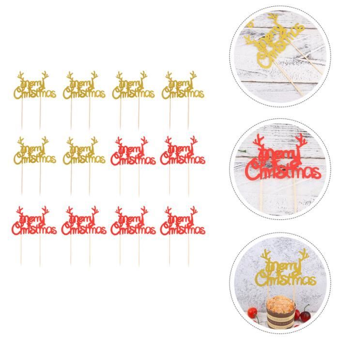 28 Pièces Cake Toppers Flocons De Neige – Décoration Gâteau, Cupcakes, Anniversaire, Fête D’hiver, Pour Filles Et Enfants