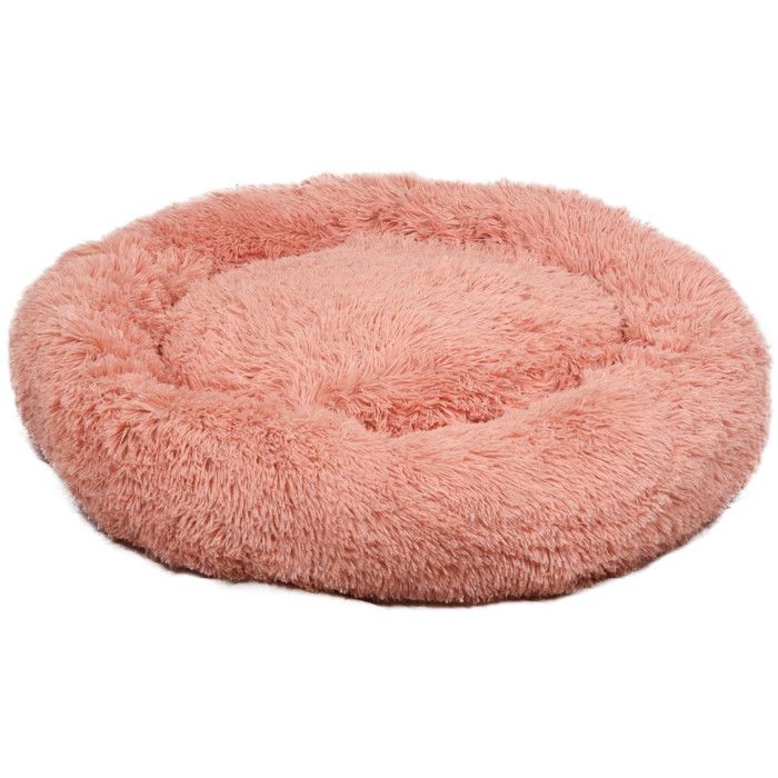 Coussin KREMS rond couleur vieux rose ø 70 cm anti stress pour chiens - Flamingo