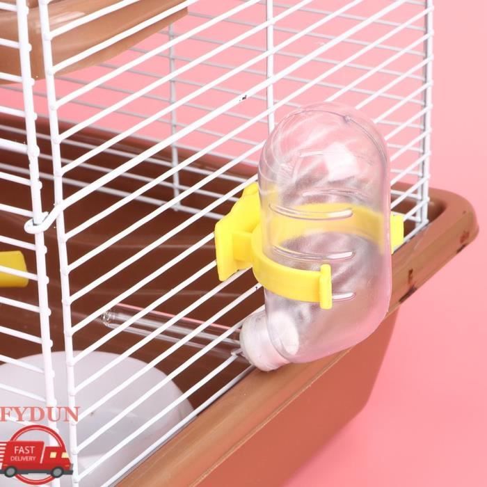 Comparer les prix de FYDUN Cage de hamster muette FYDUN Hamster Cage Grande Cage à Hamster, Double Couche de Luxe, Dimensions 35 X 26,5 animalerie cage