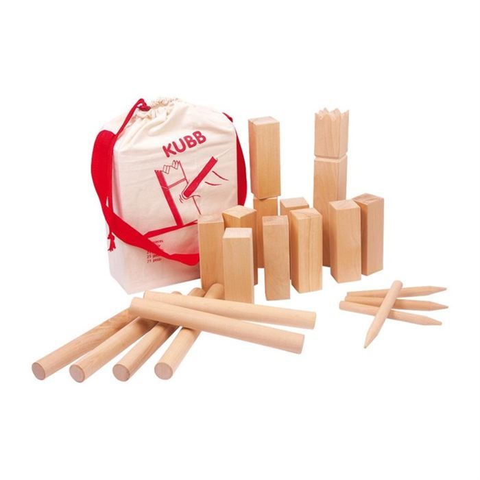 Jeu Adresse Familial Intérieur Jeu Viking Mini-Kubb Small Foot – Version Compacte 17 Pièces En Bois Avec Sac, Jeu D'adresse Et Stratégie En Intérieur/extérieur Jeu Kubb Mini Jeu Adresse Familial Intérieur Jeu Viking Mini-Kubb Small Foot – Version Compacte 17 Pièces En Bois Avec Sac, Jeu D'adresse Et Stratégie En Intérieur/extérieur Jeu Kubb Mini