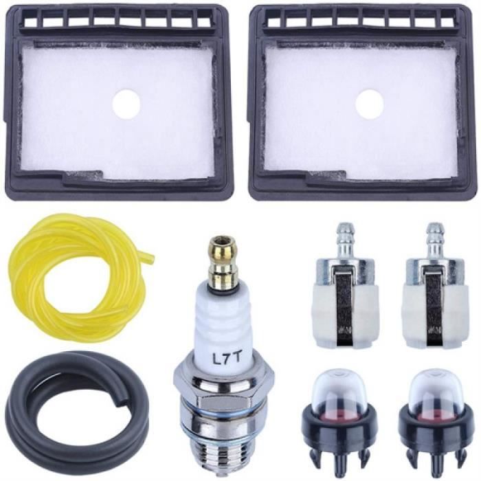 ZAMDOE Lot 5 Ampoules Amorçage + 2 Conduites Carburant – Pour ECHO, Ryobi, Husqvarna, Stihl Tronçonneuses & Souffleurs 2 Temps
