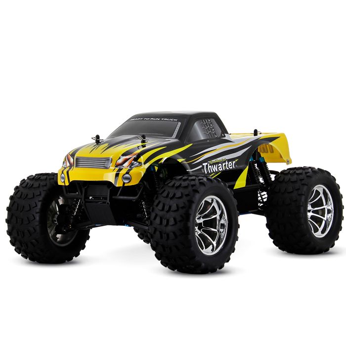 Voiture RC Thermique Monster Truck Tout Terrain Nitro 4x4 Thwarter MT 3cc 1/10ème 2.4Ghz