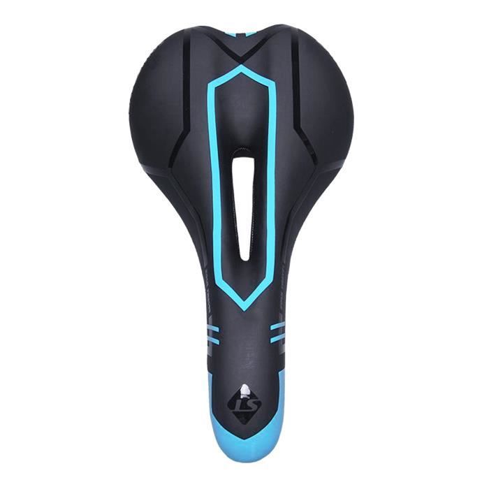 Selle De Vélo WEST BIKING - Coussin Creux Confort VTT Et Route - Noire