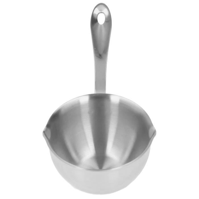 HURRISE Casserole de chocolat au lait Casserole en Acier Inoxydable