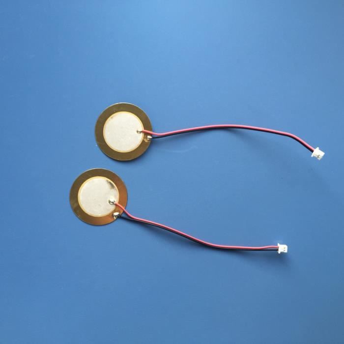 Lot De 10 Buzzers Piézoélectriques 27 Mm - Disque Céramique Pour Alarmes, Minuteries, Jouets - Alerte Sonore Haute Sensibilité