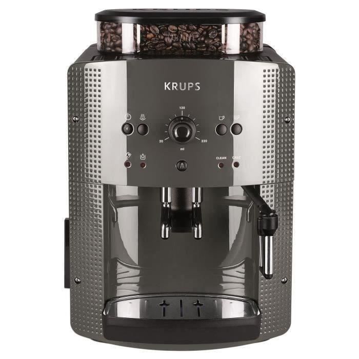 Machine à café à grain KRUPS EA810B70 Essential - Broyeur intégré - 15 bars - Noir